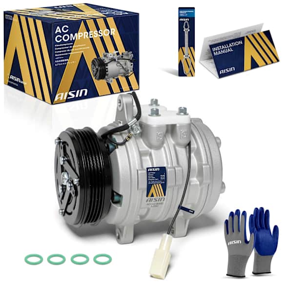 1993 Geo Tracker - A/C Compressor, SOHC, GAS, 2-Door, Convertible, With Clutch, 1.6L 4Cyl