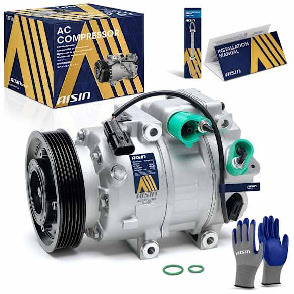 2012 Kia Sorento - A/C Compressor, DOHC, GAS, 4-Door, Sport Utility, With VS18E Compressor, With Clutch, 2.4L 4Cyl