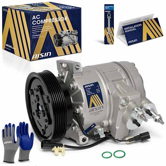 2011 Volvo S80 - A/C Compressor, DOHC, GAS, 4-Door, Sedan, With DCS17E Compressor, With Clutch, 3.0L 6Cyl