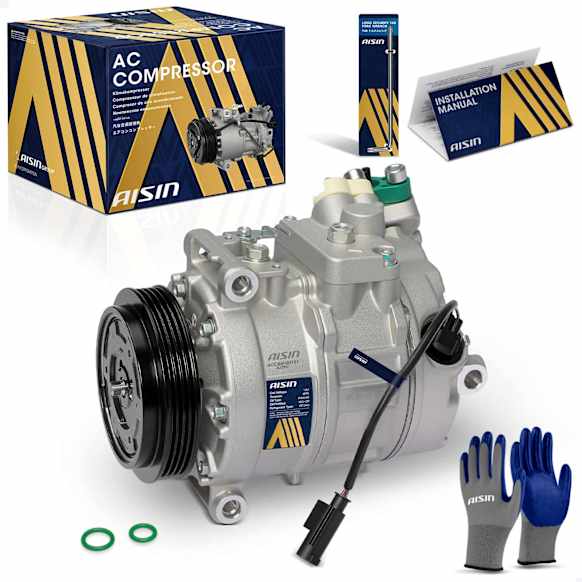 2005 BMW 645Ci - A/C Compressor, DOHC, GAS, 2-Door, Coupe, With 7SEU17C Compressor, With Clutch, 4.4L 8Cyl