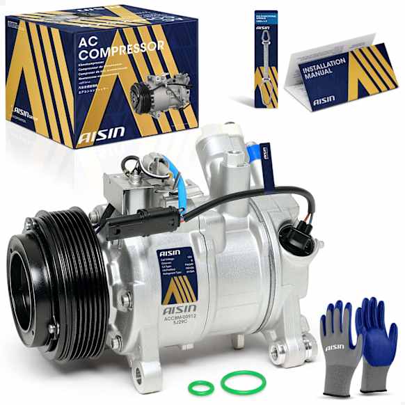 2014 BMW Z4 - A/C Compressor, DOHC, GAS, 2-Door, Convertible, With 6SBU14C/6SBU14A Compressor and 6 Groove Pulley, Except 7SBU17A Compressor, With Clutch, 2.0L 4Cyl