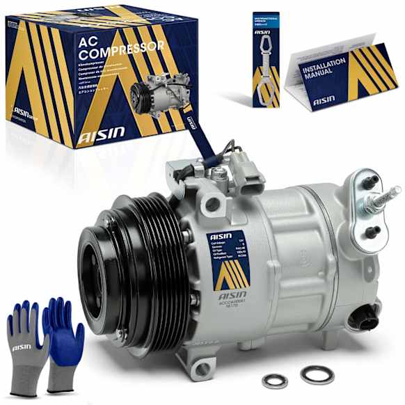 2014 Dodge Dart - A/C Compressor, SOHC, GAS, 4-Door, Sedan, With 6SBU16 Compressor, With Clutch, 2.4L 4Cyl