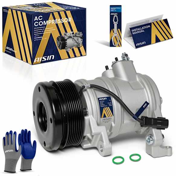 2004 Dodge Durango - A/C Compressor, OHV, GAS, 4-Door, Sport Utility, With 10S20E Compressor and Clutch, With Clutch, 5.7L 8Cyl