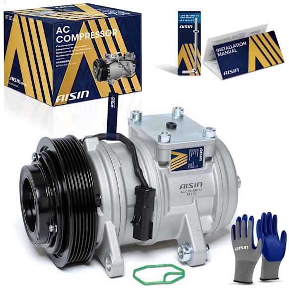 2000 Jeep Grand Cherokee - A/C Compressor, SOHC, GAS, 4-Door, Sport Utility, With 10PA17E Compressor and Clutch, With Clutch, 4.7L 8Cyl