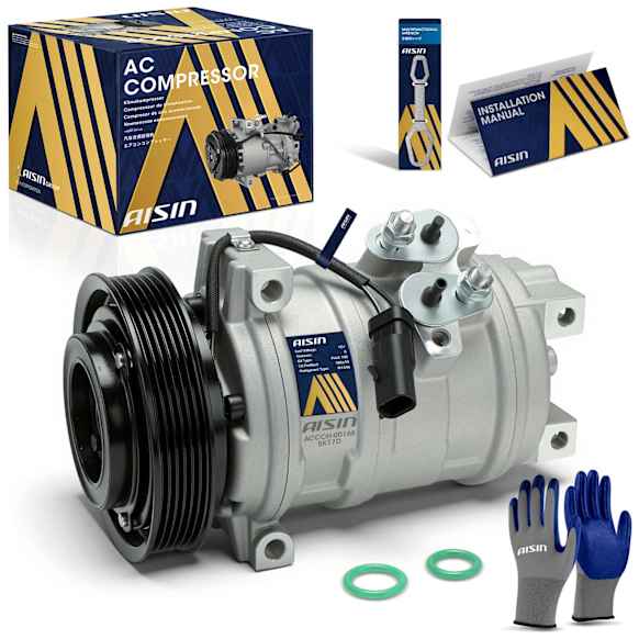 2004 Chrysler Pacifica - A/C Compressor, SOHC, GAS, 4-Door, Sport Utility, With 10S17C Compressor and Clutch, With Clutch, 3.5L 6Cyl