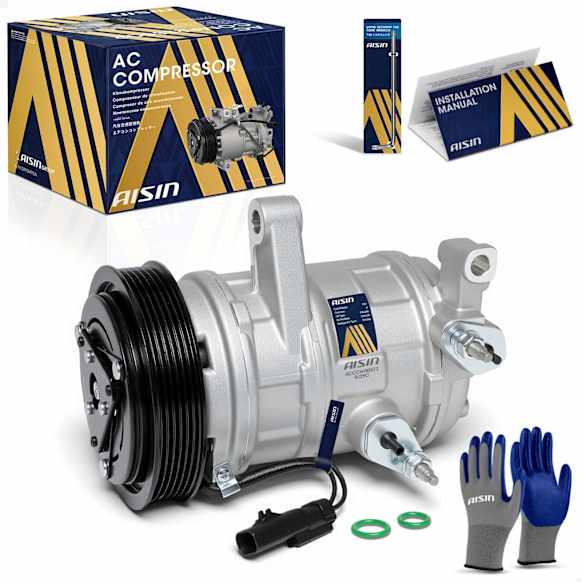 2008 Jeep Liberty - A/C Compressor, SOHC, GAS, 4-Door, Sport Utility, With Clutch, 3.7L 6Cyl