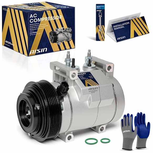 2013 Chrysler 300 - A/C Compressor, DOHC, GAS, 4-Door, Sedan, With Clutch, 3.6L 6Cyl