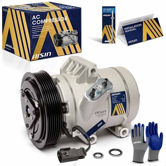 2009 Ford Fusion - A/C Compressor, DOHC, GAS, 4-Door, Sedan, With Clutch, 2.3L 4Cyl