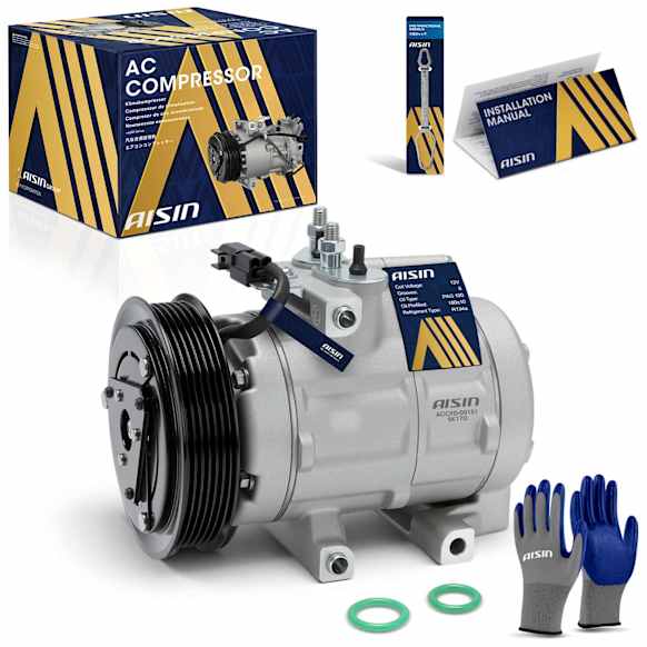 2008 Ford F-450 Super Duty - A/C Compressor, SOHC, GAS, 4-Door, Crew Cab Pickup, With Clutch, 6.8L 10Cyl