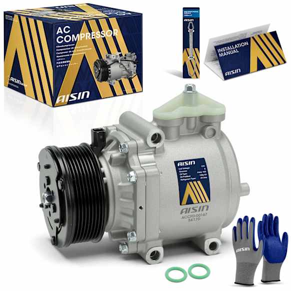 2005 Ford E-450 Super Duty - A/C Compressor, OHV, DIESEL, 2-Door, Cutaway, With Scroll Compressor, With Clutch, 6.0L 8Cyl