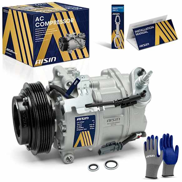 2013 GMC Terrain - A/C Compressor, DOHC, FLEX, 4-Door, Sport Utility, With 7SBH17 Compressor and Clutch, With 5-Groove Pulley, With Clutch, 2.4L 4Cyl