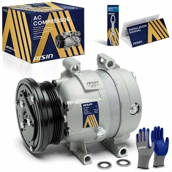 2001 Pontiac Firebird - A/C Compressor, OHV, GAS, 2-Door, Coupe, V7 Compressor, With Clutch, 5.7L 8Cyl