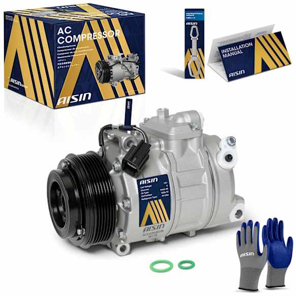 2006 Cadillac STS - A/C Compressor, DOHC, GAS, 4-Door, Sedan, With 7SBU16C Compressor and Clutch, With Clutch, 3.6L 6Cyl