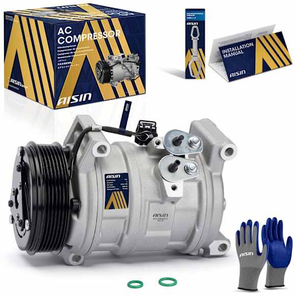 2009 Cadillac SRX - A/C Compressor, DOHC, GAS, 4-Door, Sport Utility, With 10S20C Compressor, With Clutch, 3.6L 6Cyl