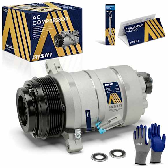 1991 Cadillac DeVille - A/C Compressor, OHV, GAS, 4-Door, Sedan, With Clutch, 4.9L 8Cyl