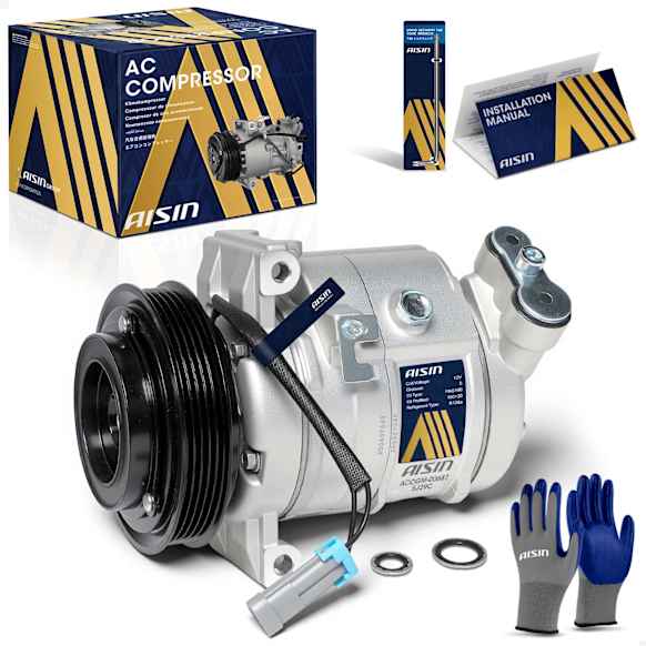 2011 Chevrolet Equinox - A/C Compressor, DOHC, GAS, 4-Door, Sport Utility, With Clutch, 2.4L 4Cyl