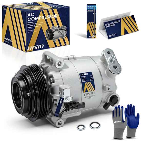 2013 Chevrolet Malibu - A/C Compressor, DOHC, GAS, 4-Door, Sedan, With CVC Compressor And Clutch, With Clutch, 2.0L 4Cyl