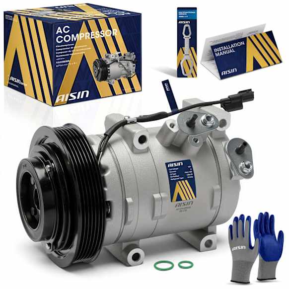 2011 Honda Accord - A/C Compressor, SOHC, GAS, 4-Door, Sedan, With Clutch, 3.5L 6Cyl