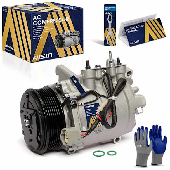 2006 Acura TSX - A/C Compressor, DOHC, GAS, 4-Door, Sedan, With HS-110R Compressor, With Clutch, 2.4L 4Cyl