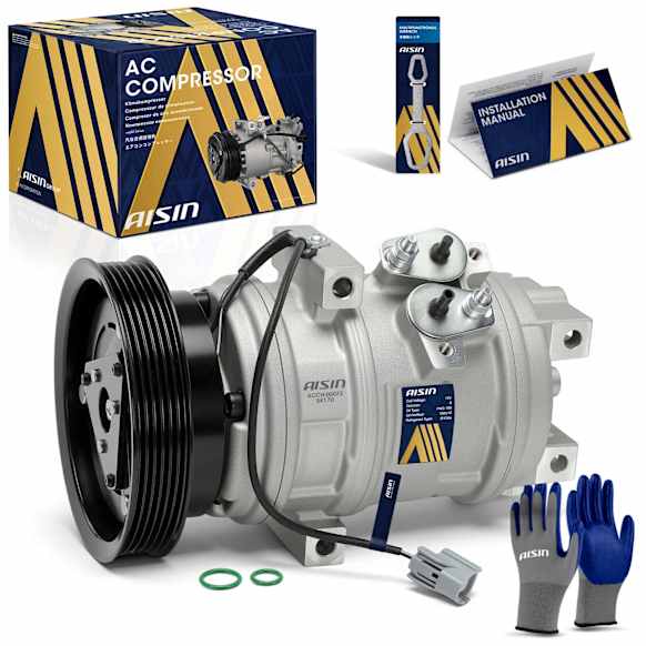 2004 Honda Pilot - A/C Compressor, SOHC, GAS, 4-Door, Sport Utility, With Clutch, 3.5L 6Cyl