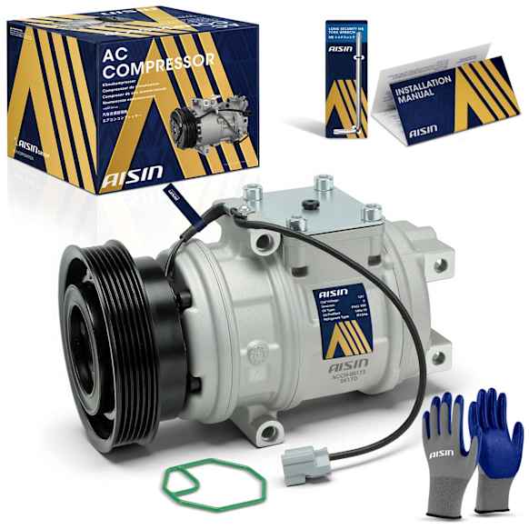 1998 Honda Accord - A/C Compressor, SOHC, GAS, 4-Door, Sedan, With Clutch, 3.0L 6Cyl