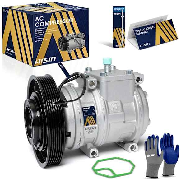 1996 Honda Accord - A/C Compressor, SOHC, GAS, 2-Door, Coupe, With 10PA17C Compressor, With Clutch, 2.2L 4Cyl