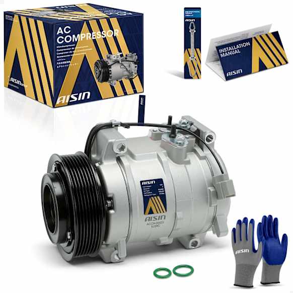 2008 Honda Element - A/C Compressor, DOHC, GAS, 4-Door, Sport Utility, With Clutch, 2.4L 4Cyl