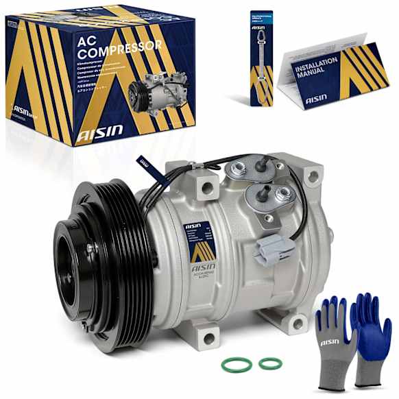 2006 Acura TL - A/C Compressor, SOHC, GAS, 4-Door, Sedan, With 10S17C Compressor, With Clutch, 3.2L 6Cyl