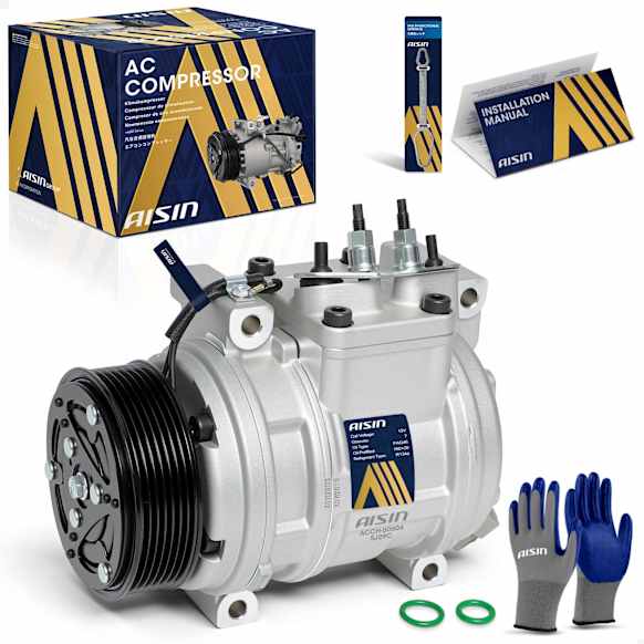 2003 Acura RSX - A/C Compressor, DOHC, GAS, 2-Door, Coupe, With HS090 Compressor, With Clutch, 2.0L 4Cyl