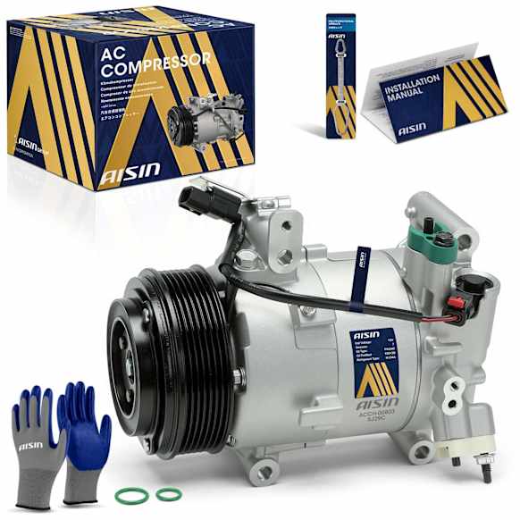 2016 Honda Civic - A/C Compressor, DOHC, GAS, 4-Door, Sedan, With Clutch, 2.0L 4Cyl