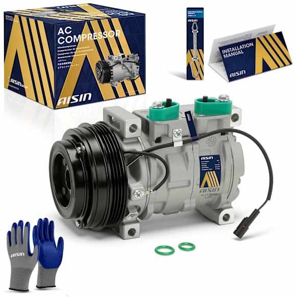 2002 Suzuki XL-7 - A/C Compressor, DOHC, GAS, 4-Door, Sport Utility, With Auxiliary A/C, With 10S13C Compressor, With Clutch, 2.7L 6Cyl