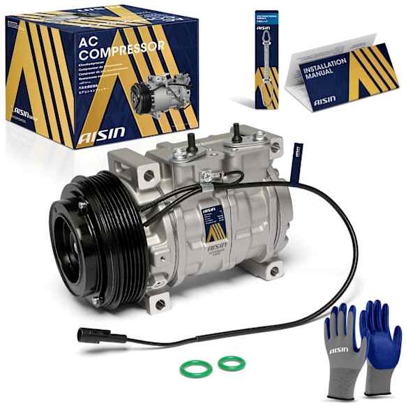 2007 Suzuki Aerio - A/C Compressor, DOHC, GAS, 4-Door, Sedan, With 10S13C Compressor, With Clutch, 2.3L 4Cyl