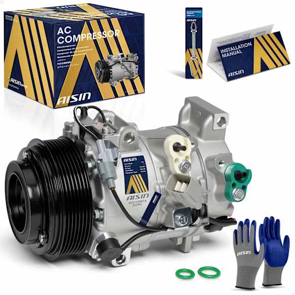 2011 Lexus GS350 - A/C Compressor, DOHC, GAS, 4-Door, Sedan, AWD, With 6SBU16C Compressor and Clutch, With Clutch, 3.5L 6Cyl