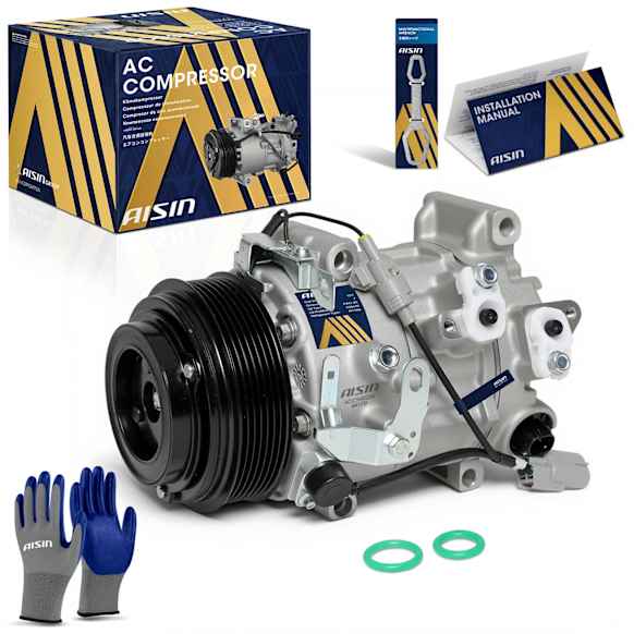 2014 Lexus IS350 - A/C Compressor, DOHC, GAS, 4-Door, Sedan, With Clutch, 3.5L 6Cyl