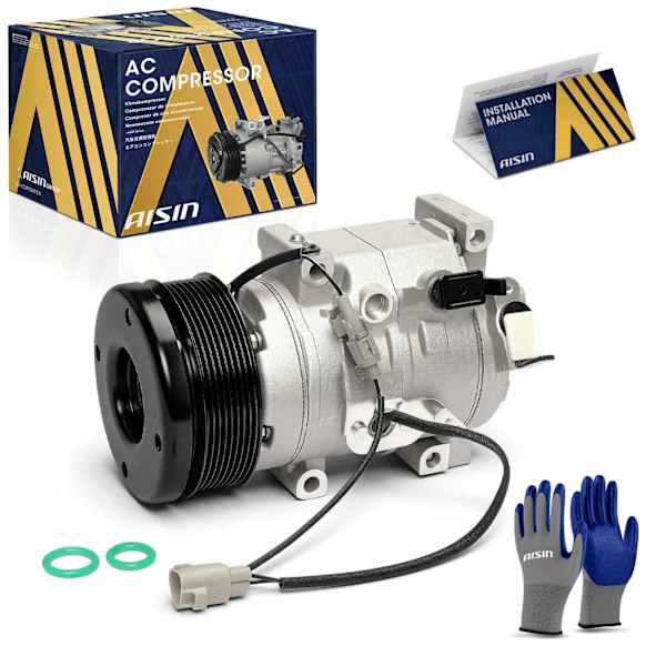 2010 Lexus GX460 - A/C Compressor, DOHC, GAS, 4-Door, Sport Utility, 10SR19C Style, With Clutch, 4.6L 8Cyl