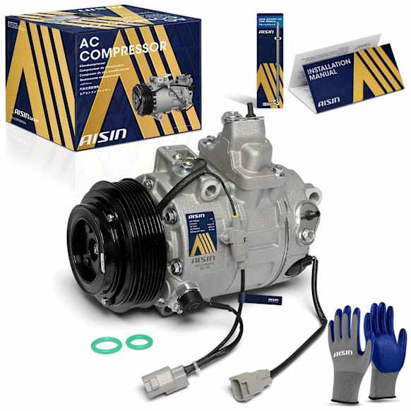 2001 Lexus LS430 - A/C Compressor, DOHC, GAS, 4-Door, Sedan, With 7SBU16C Compressor, With Clutch, 4.3L 8Cyl