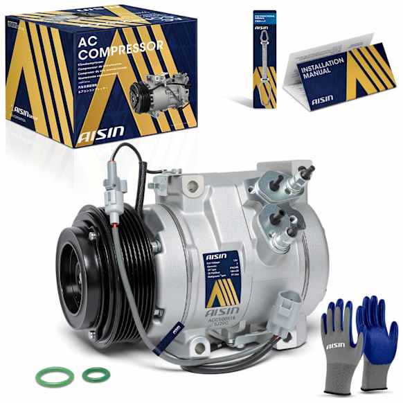 ACCT-00518 A/C Compressor, With Clutch, 4.0L, 6Cyl