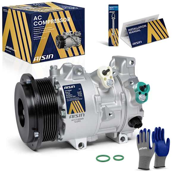 2006 Toyota RAV4 - A/C Compressor, DOHC, GAS, 4-Door, Sport Utility, With Clutch, 2.4L 4Cyl