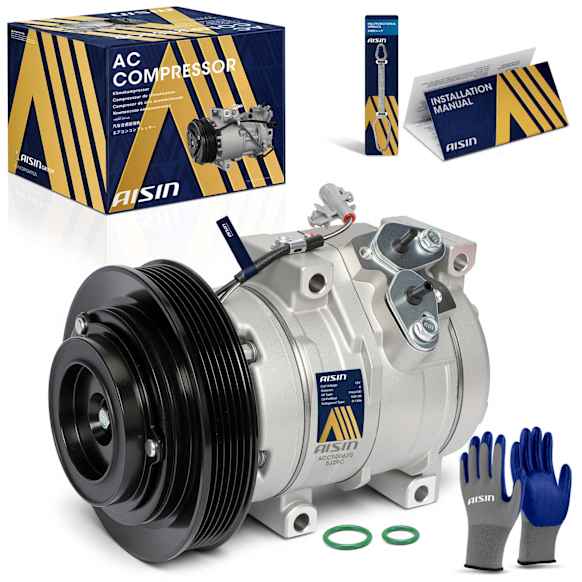 2005 Toyota Corolla - A/C Compressor, DOHC, GAS, 4-Door, Sedan, With Clutch, 1.8L 4Cyl