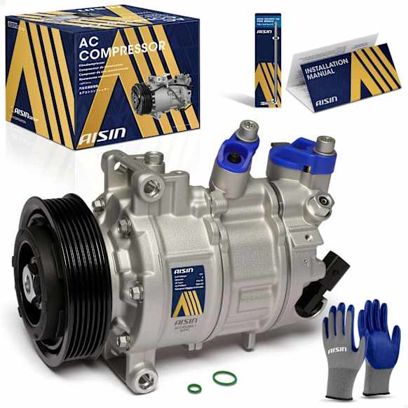 2015 Audi S3 - A/C Compressor, DOHC, GAS, 4-Door, Sedan, With Clutch, 2.0L 4Cyl