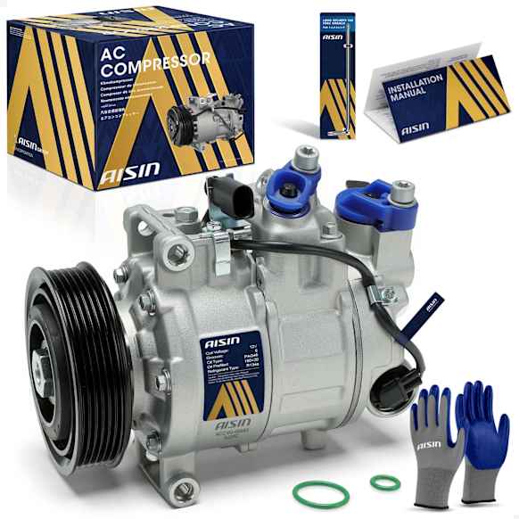 2003 Volkswagen Golf - A/C Compressor, SOHC, GAS, 2-Door, Hatchback, With Clutch, 2.0L 4Cyl