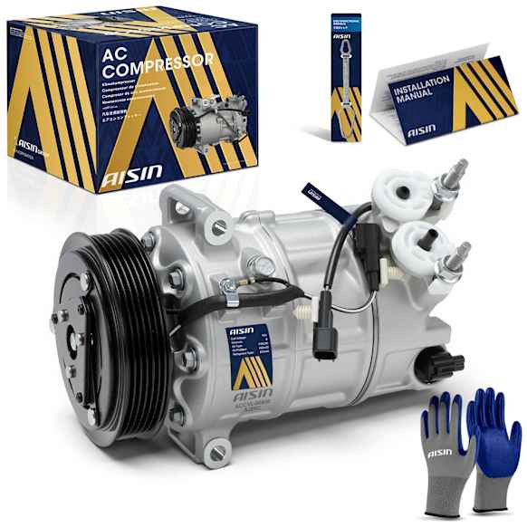 2015 Volvo XC60 - A/C Compressor, DOHC, GAS, 4-Door, Sport Utility, With PXC16 Compressor, With Clutch, 2.0L 4Cyl