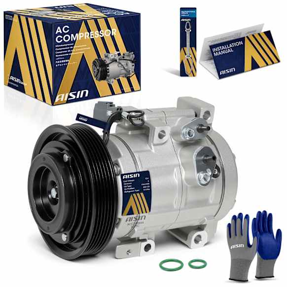 2010 Mazda 3 - A/C Compressor, DOHC, GAS, 4-Door, Sedan, With Clutch, 2.5L 4Cyl