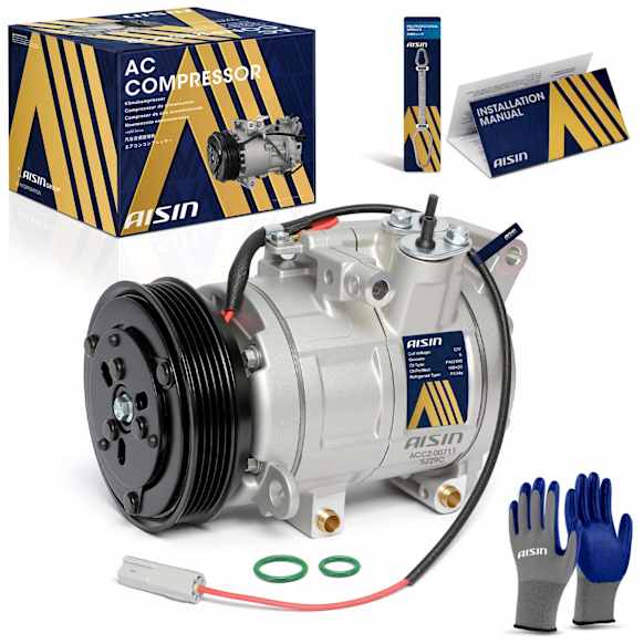 2010 Mazda 3 - A/C Compressor, DOHC, GAS, 4-Door, Hatchback, With HS18 Compressor And Clutch, With Clutch, 2.0L 4Cyl