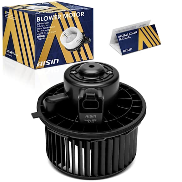 2003 GMC Sierra 2500 HD - Front Blower Motor, OHV, GAS, 4-Door, For Models Without Automatic Temperature Control And Without Custom Center Console, Fits Lock-in Style Blowers, Except Mounting Holes Style, Extended Cab Pickup