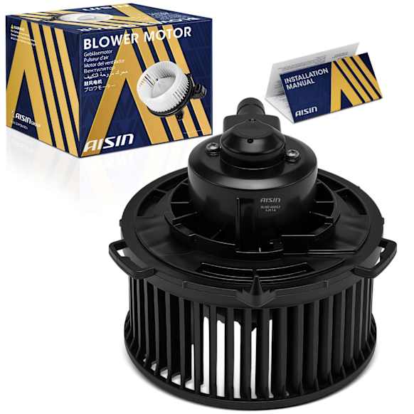 2004 Mazda 3 - Front Blower Motor, DOHC, GAS, 4-Door, Without Rear Vent, With Fan Cage, Hatchback