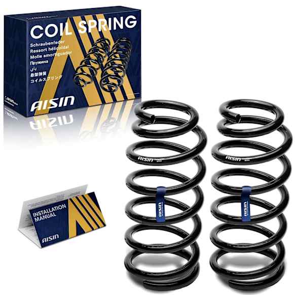 COSH-00497 Rear, Driver and Passenger Side Coil Springs, Set of 2