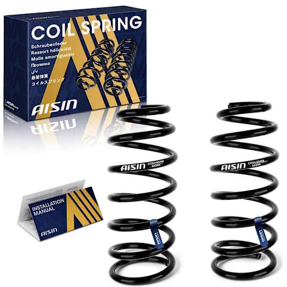 COSH-00498 Rear, Driver and Passenger Side Coil Springs, Set of 2