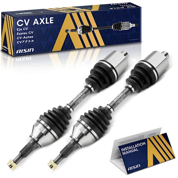CVAGM-00229 Front, Driver and Passenger Side Axle Assembly - Set of 2 FWD