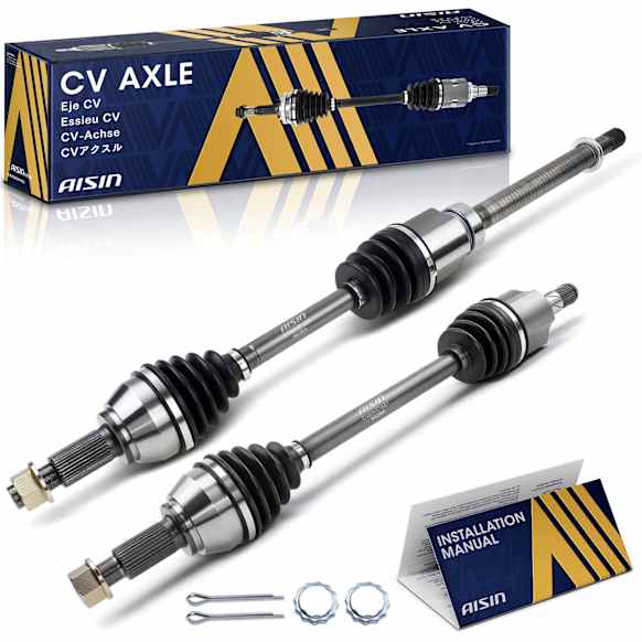 2014 Nissan Altima - Front, Driver and Passenger Side Axle Assembly, DOHC, GAS, 4-Door, FWD, 2.5L 4Cyl Sedan